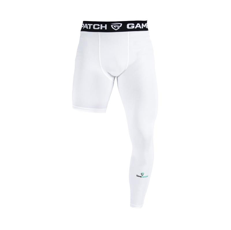 GAMEPATCH SINGLE-LEG TIGHTS LEFT WHITE