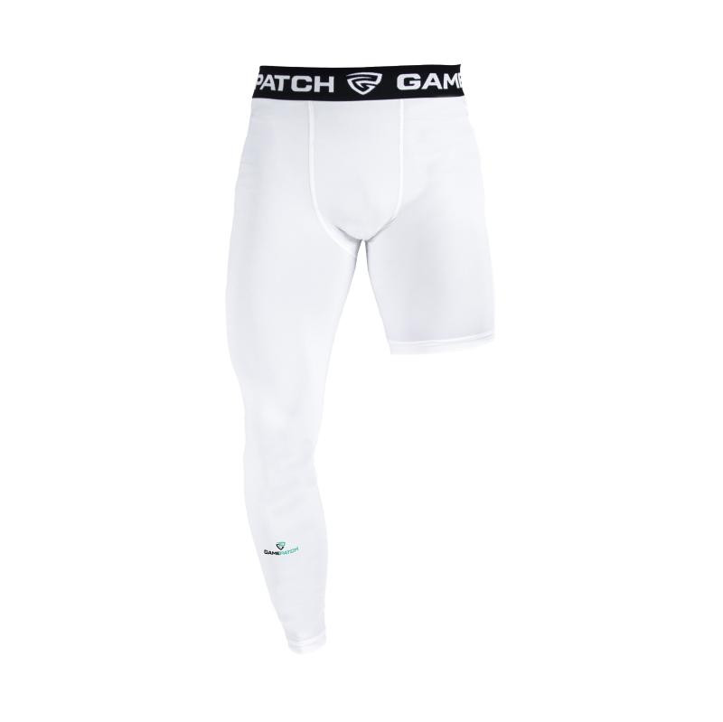 GAMEPATCH SINGLE-LEG TIGHTS RIGHT WHITE