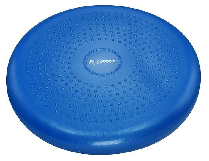 Lifefit Balanční masážní polštářek Balance Cushion 33cm modrý