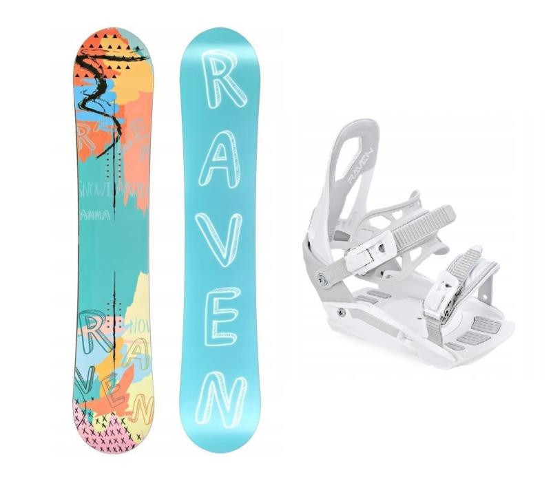 Raven Anna snowboard + Raven S230 White vázání