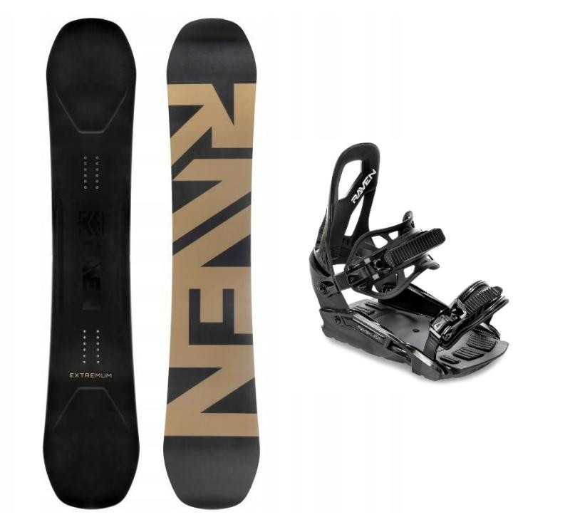 Raven Extremum Carbon Gold snowboard + Raven S230 Black vázání