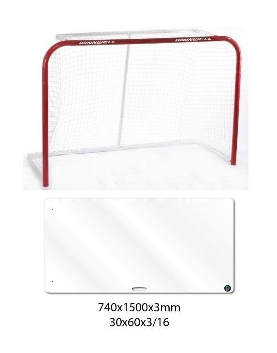 Winnwell 72 branka - užší konstrukce + Hockey Revolution My Shoot Pad 150x75x3 cm