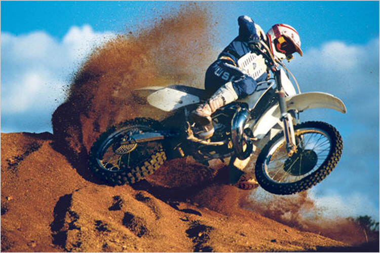 EUROGRAPHICS Plakát, Obraz - Motocross, 91.5 × 61 cm