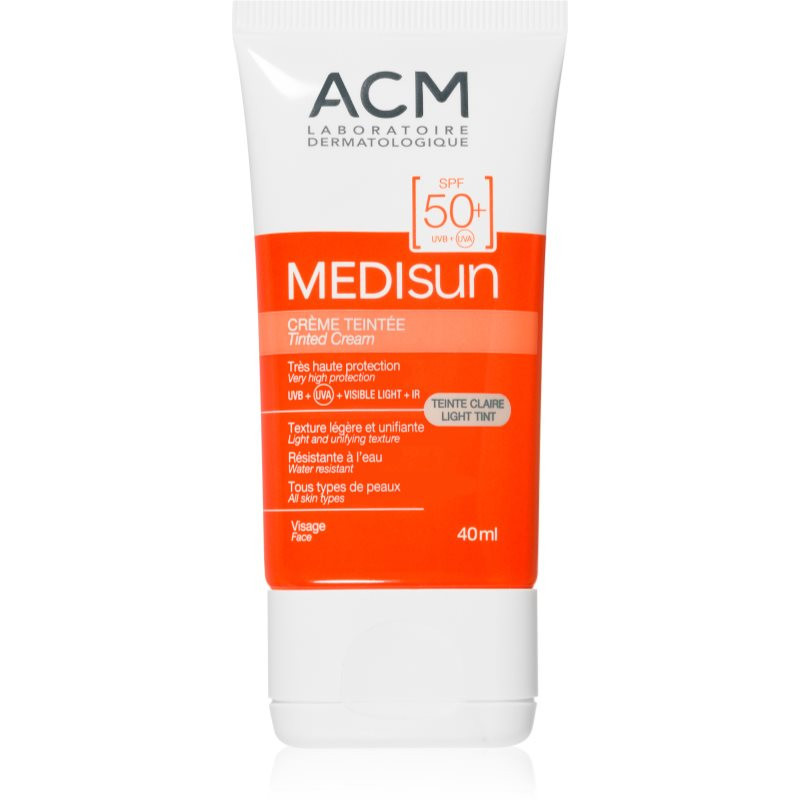 ACM Medisun ochranný krém SPF 50+ odstín Light 40 ml