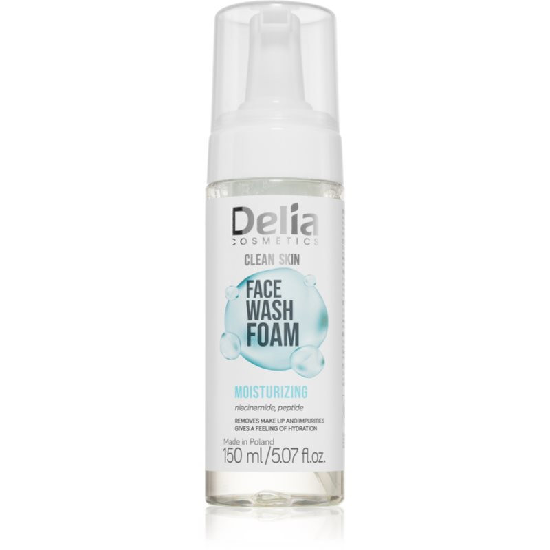 Delia Cosmetics Clean Skin čisticí pleťová pěna s hydratačním účinkem 150 ml