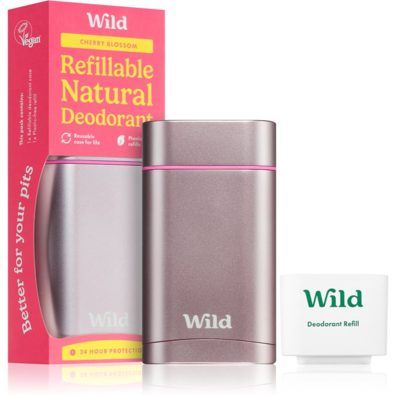 Wild Cherry Blossom Pink Case tuhý deodorant s pouzdrem 40 g