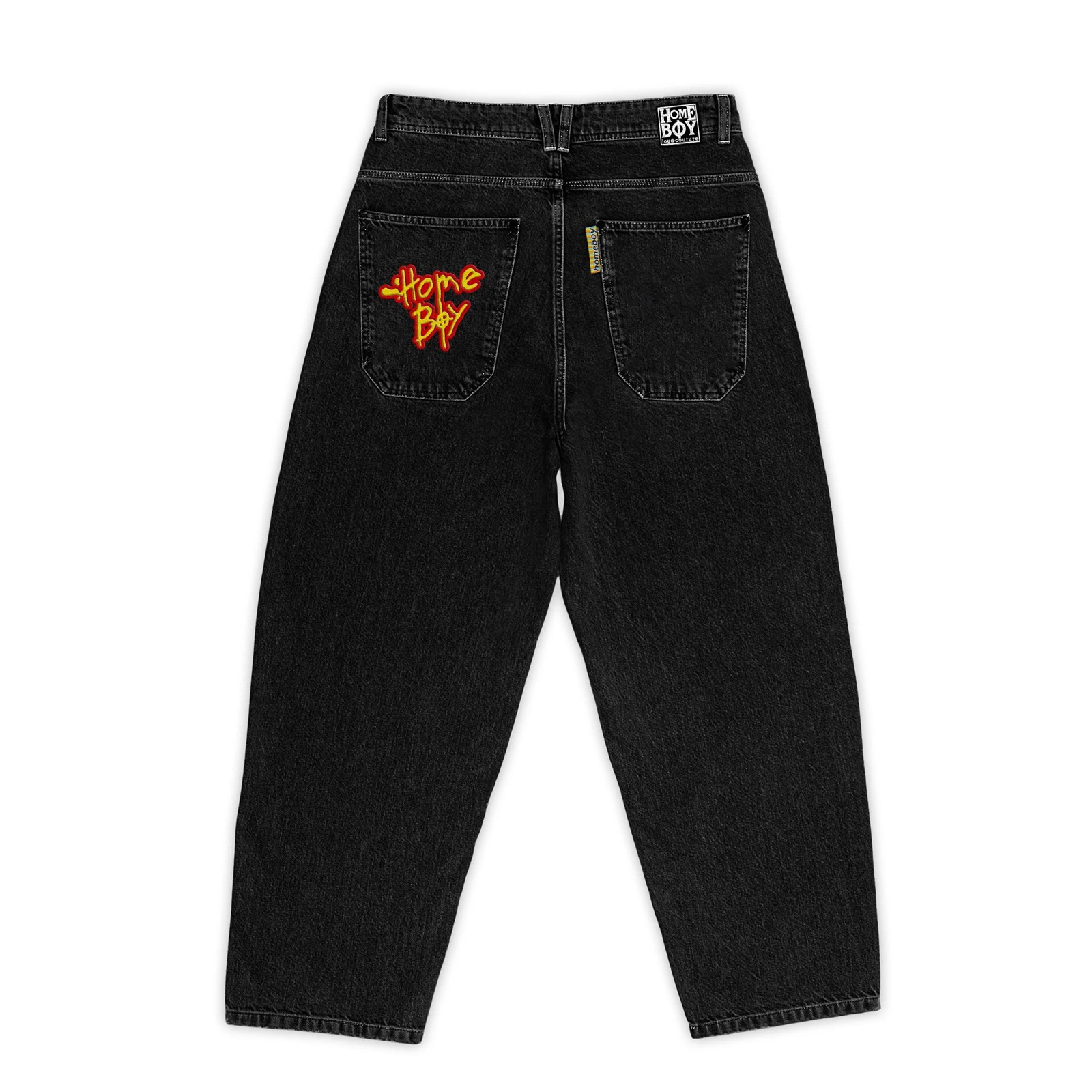 kalhoty HOMEBOY - X-Tra Monster Pencil Denim Washed Black (WASHED BLACK-84)