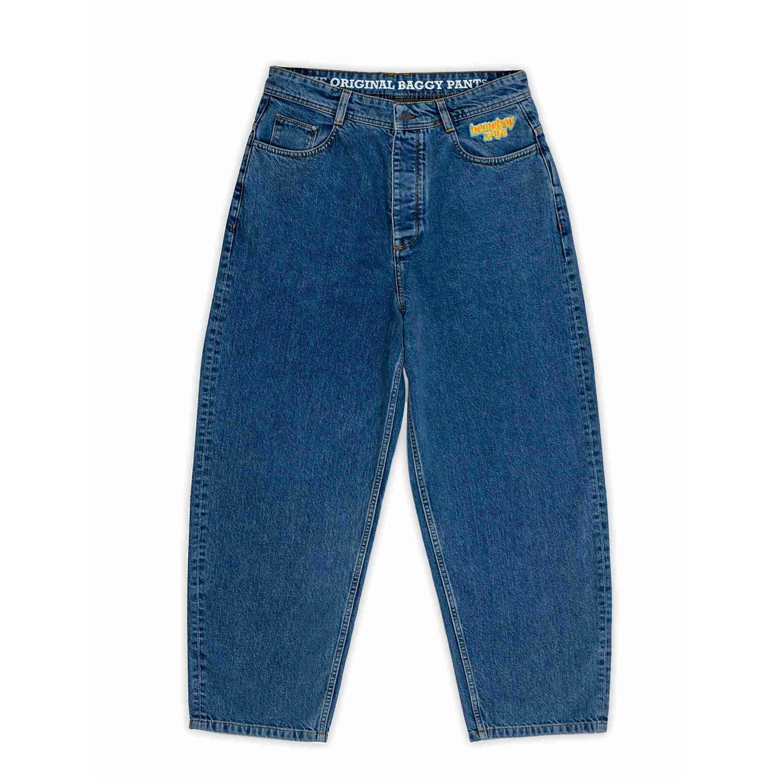 kalhoty HOMEBOY - X-Tra Monster Pencil Denim Washed Blue (WASHED BLUE-81)