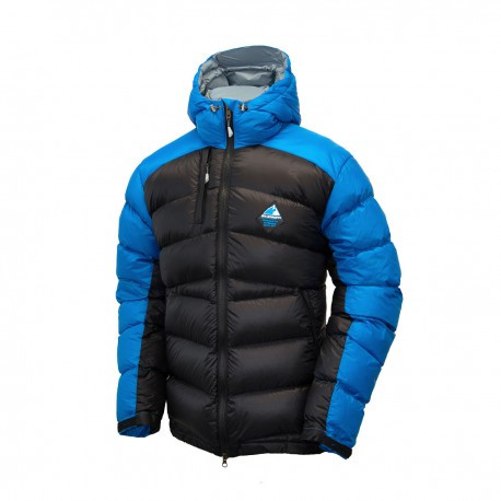 Sir Joseph Stelvio Man turquoise/black pánská teplejší zimní péřová bunda DWR širší střih M