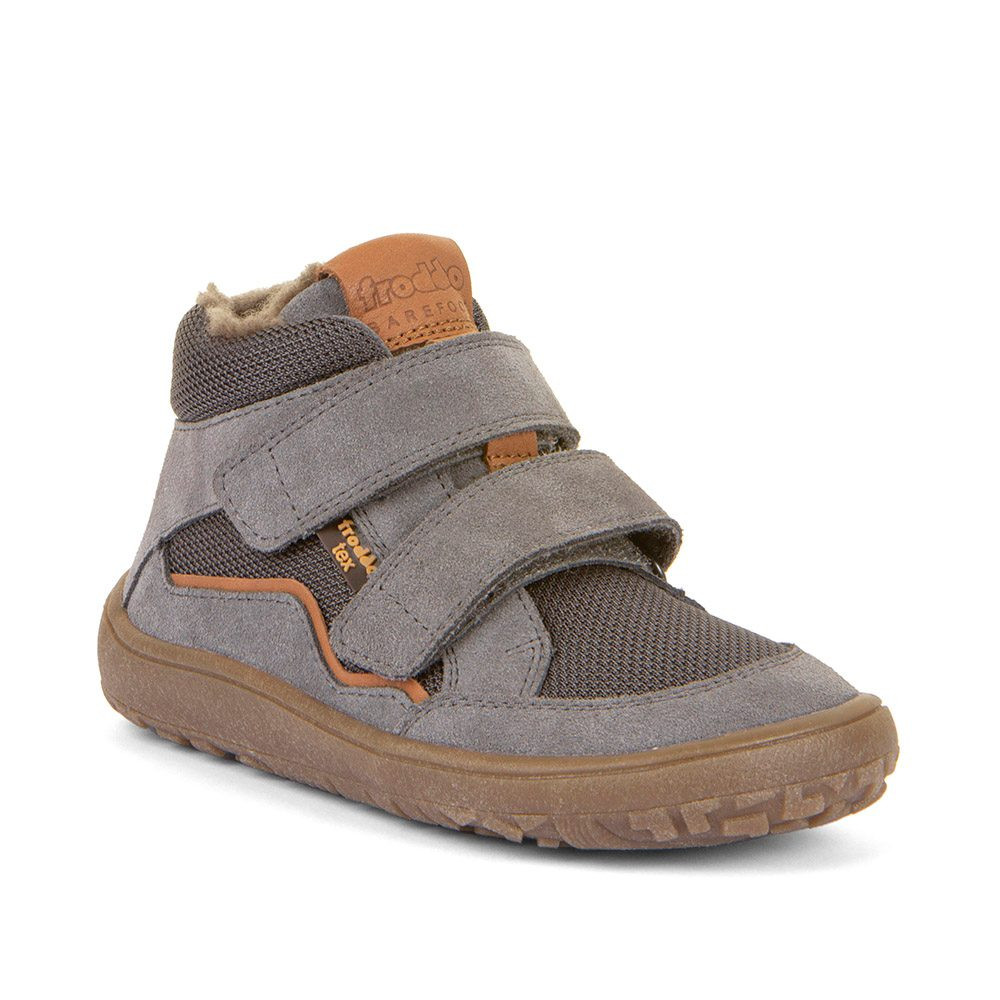 Dětské zimní barefoot boty TEX WOOL Gray, Froddo, G3110254-3W, šedá - 23