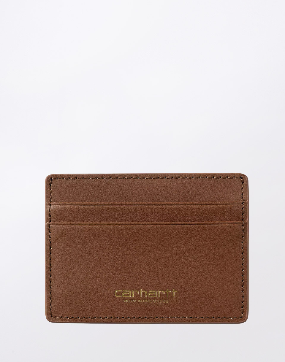 Carhartt WIP Vegas Cardholder Cognac/Gold