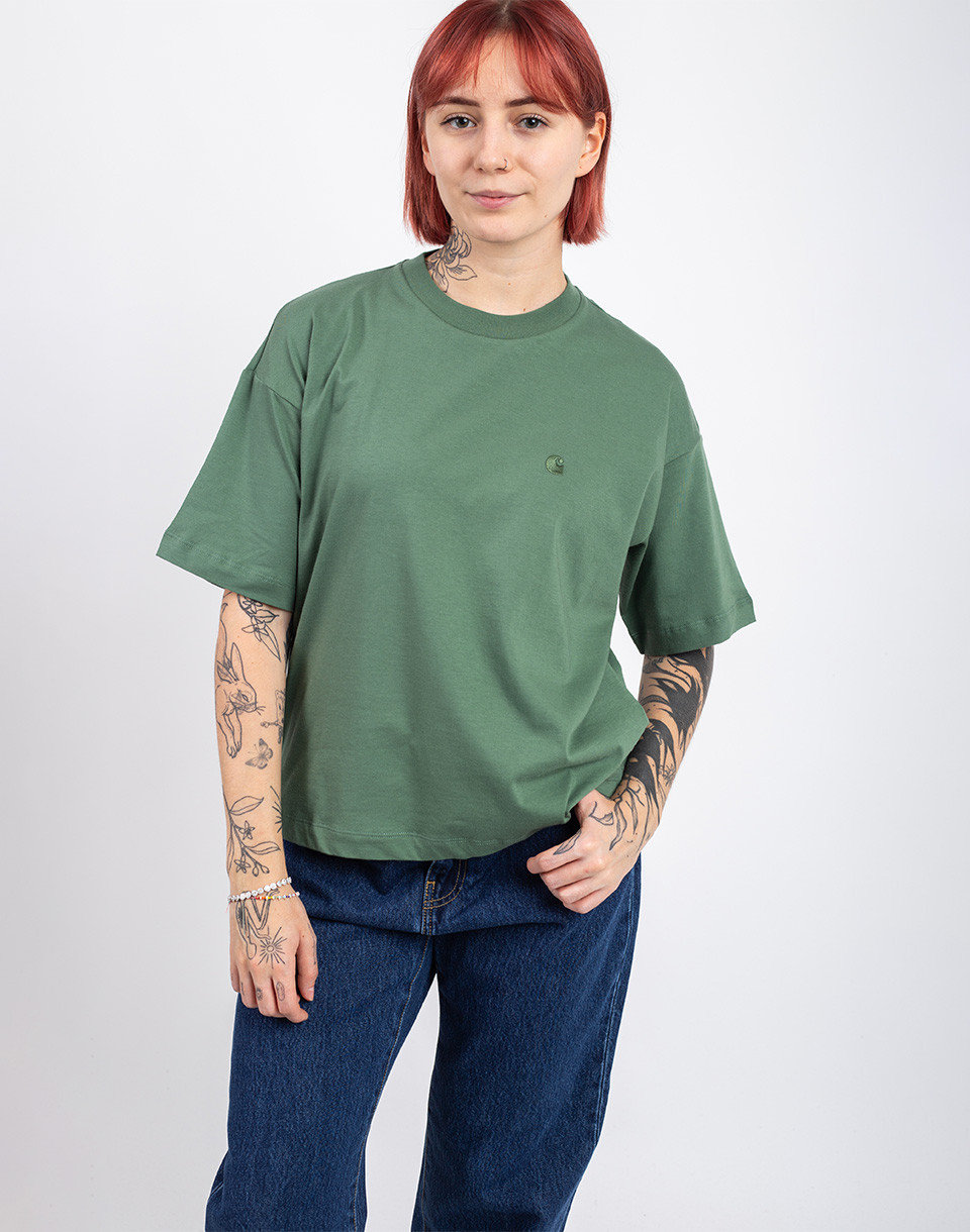 Carhartt WIP W' S/S Chester T-Shirt Duck Green XS