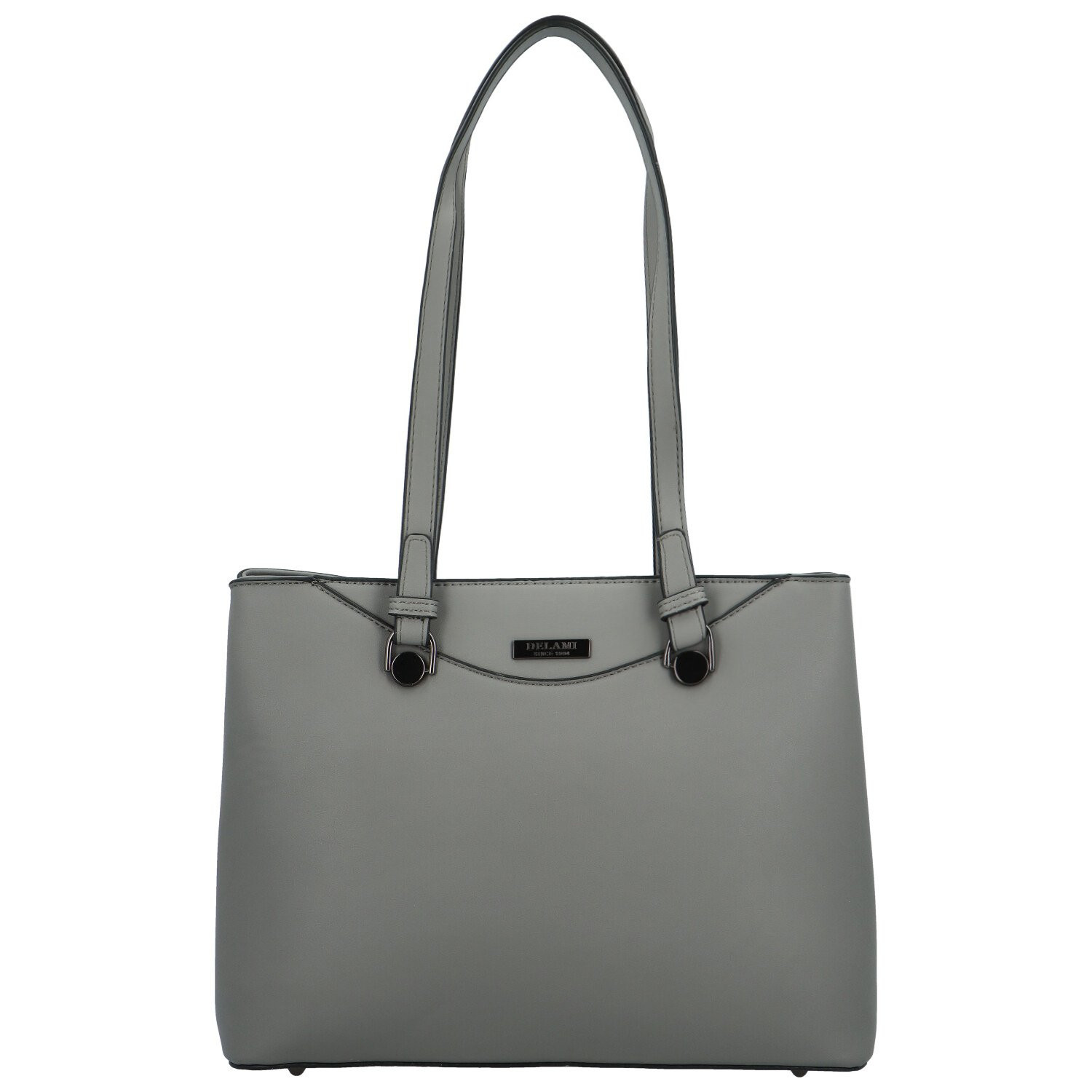 Módní dámská kabelka na rameno Delami Little Lady, šedá