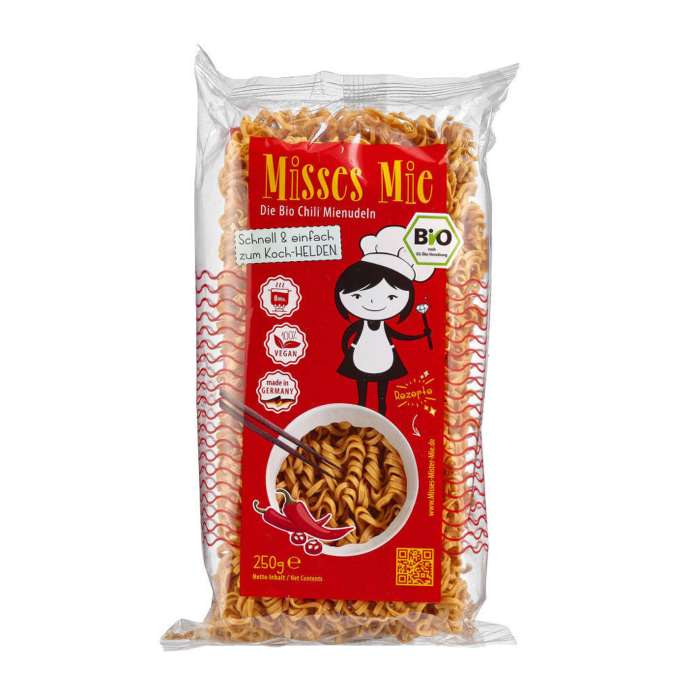 Nudle s chilli instantní 250 g BIO   MISSES & MISTER MIE