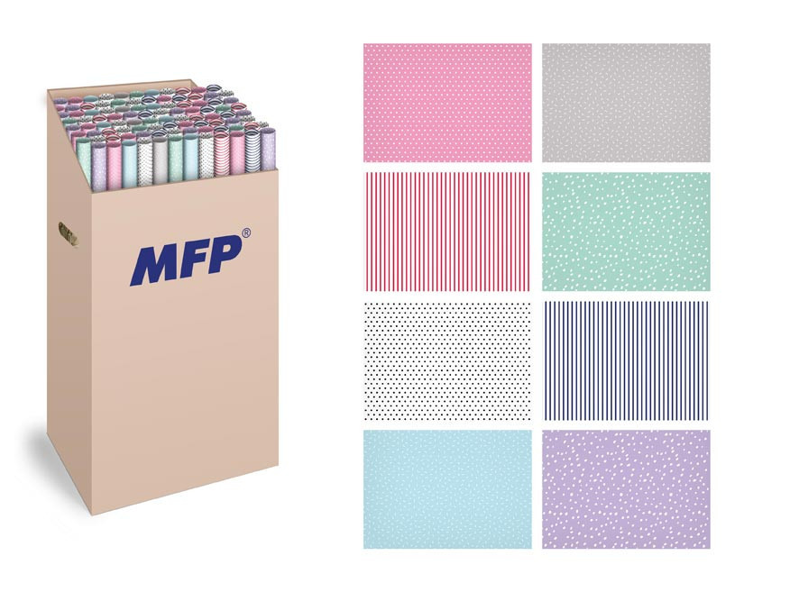 MFP 5811848 Balící papír role 2x100x70 LUX MIX