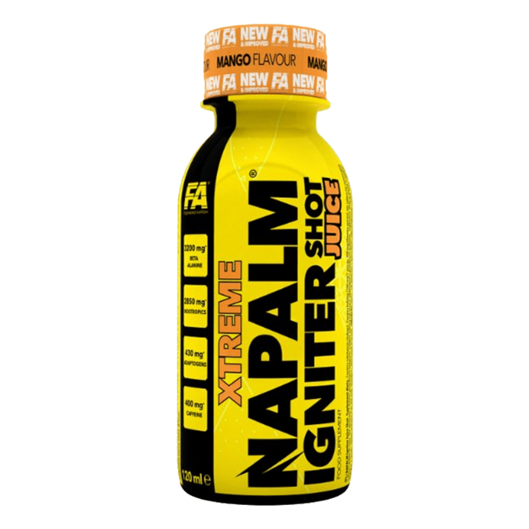 Fitness Authority XTREME Napalm Igniter shot JUICED 120ml - marakuja