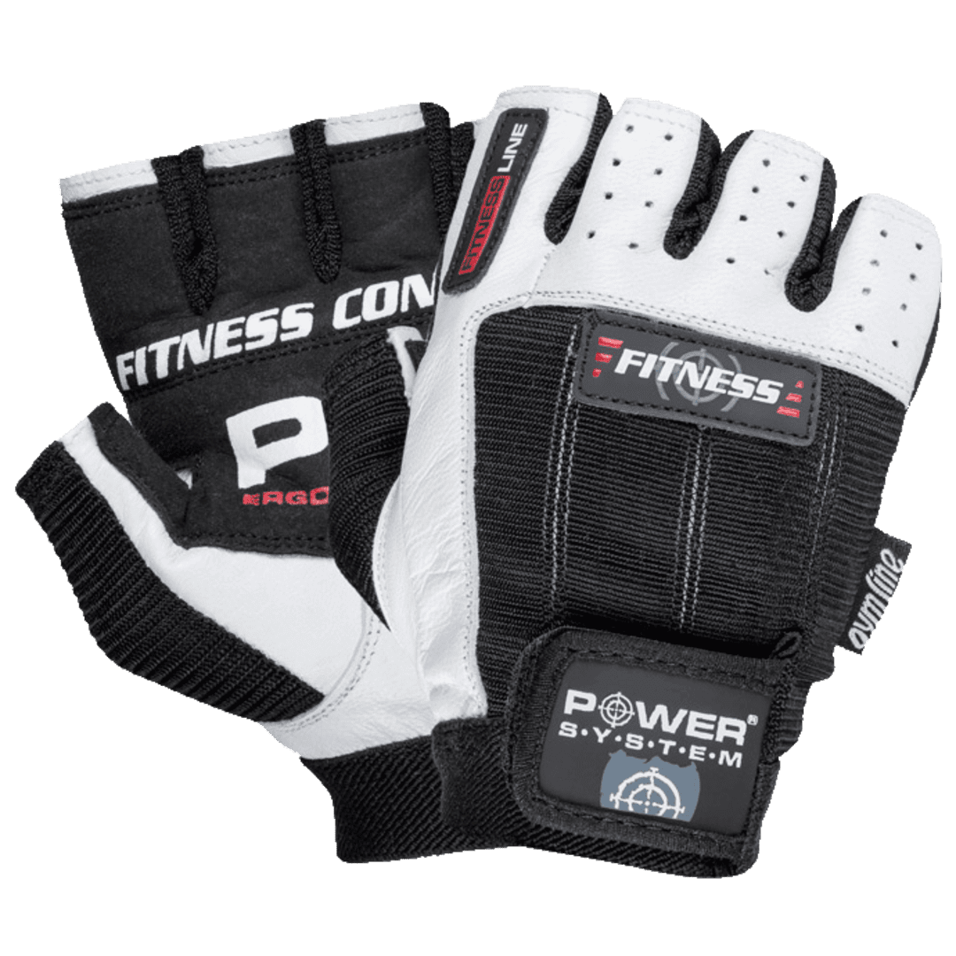 Power System Fitness rukavice PS 2300 černobílé - S