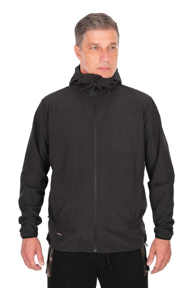 Fox Bunda Black Premium Mid Layer Jacket - S