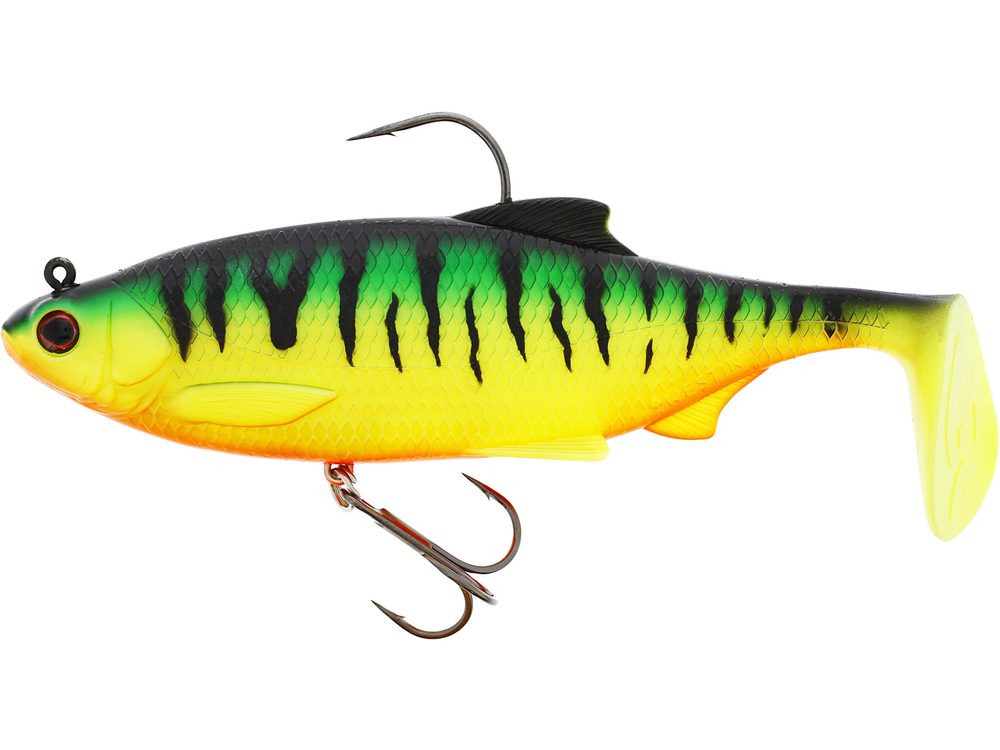 Westin Gumová nástraha Ricky the Roach Shadtail R2F Firetiger - 14cm 57g