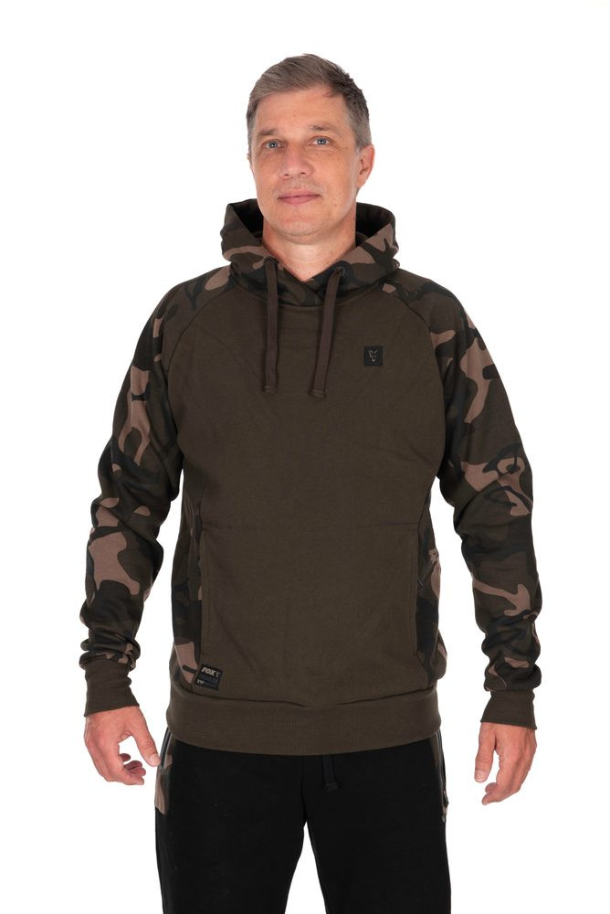 Fox Mikina Khaki/Camo Pullover Premium 310 Hoodie - L