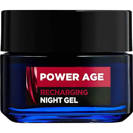 L'Oréal Paris Men Expert Power Age Recharging Night Gel pánský omlazující pleťový gel 50 ml pro muže