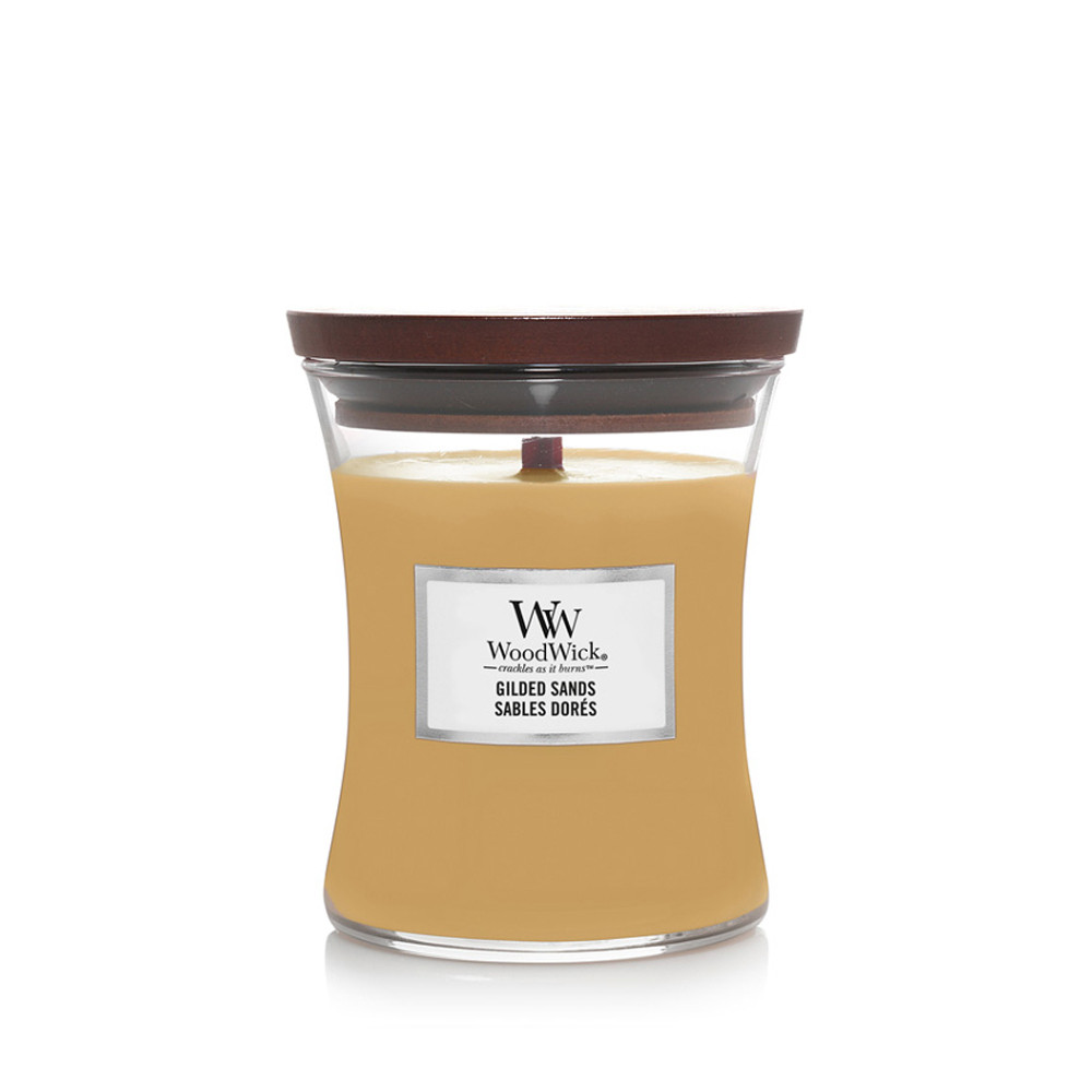 WOODWICK Vonná svíčka střední Gilded Sands 275 g