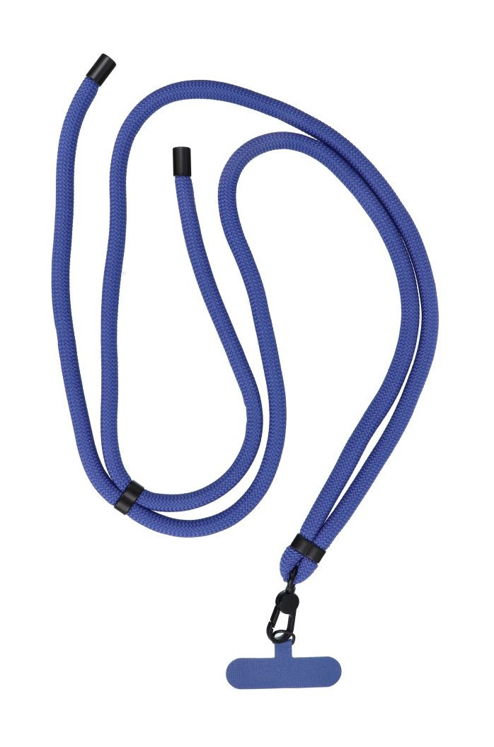 Univerzální šňůrka TopQ Swing na mobil tmavě modrá 8 mm 131140