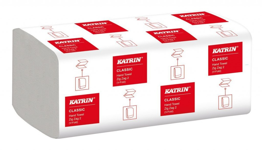 Papírové skládané ručníky Katrin 35298 bílé Handy Pack EGP35298