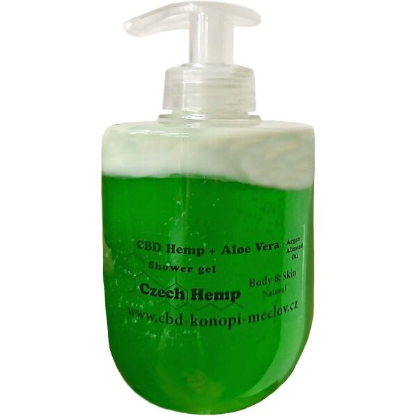 CBD konopí Meclov CBD SPRCHOVÝ GEL ALOE VERA 300 ML CBD sprchový gel, dummy, velikost