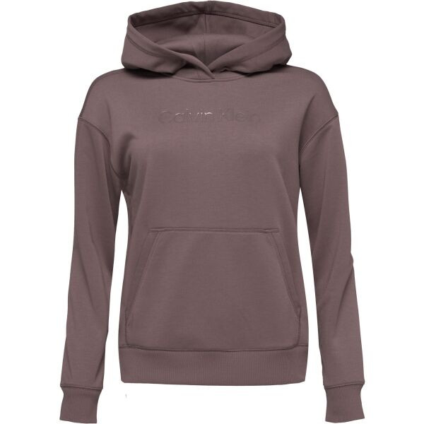 Calvin Klein PW - PULLOVER HOODIE Dámská mikina, fialová, velikost