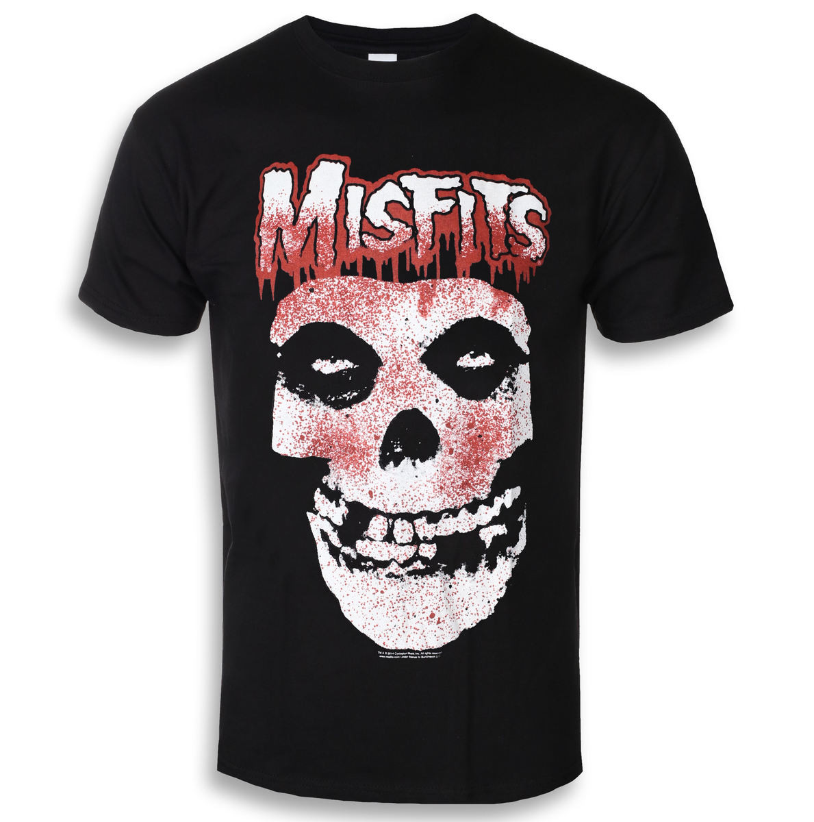 Tričko metal pánské Misfits - Blood Drip Skull - ROCK OFF - MISTS05MB S