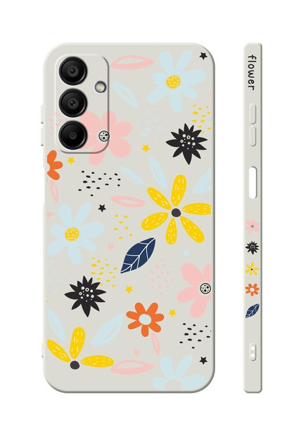 Kryt TopQ Design Samsung A15 Barevné kvítky 130715