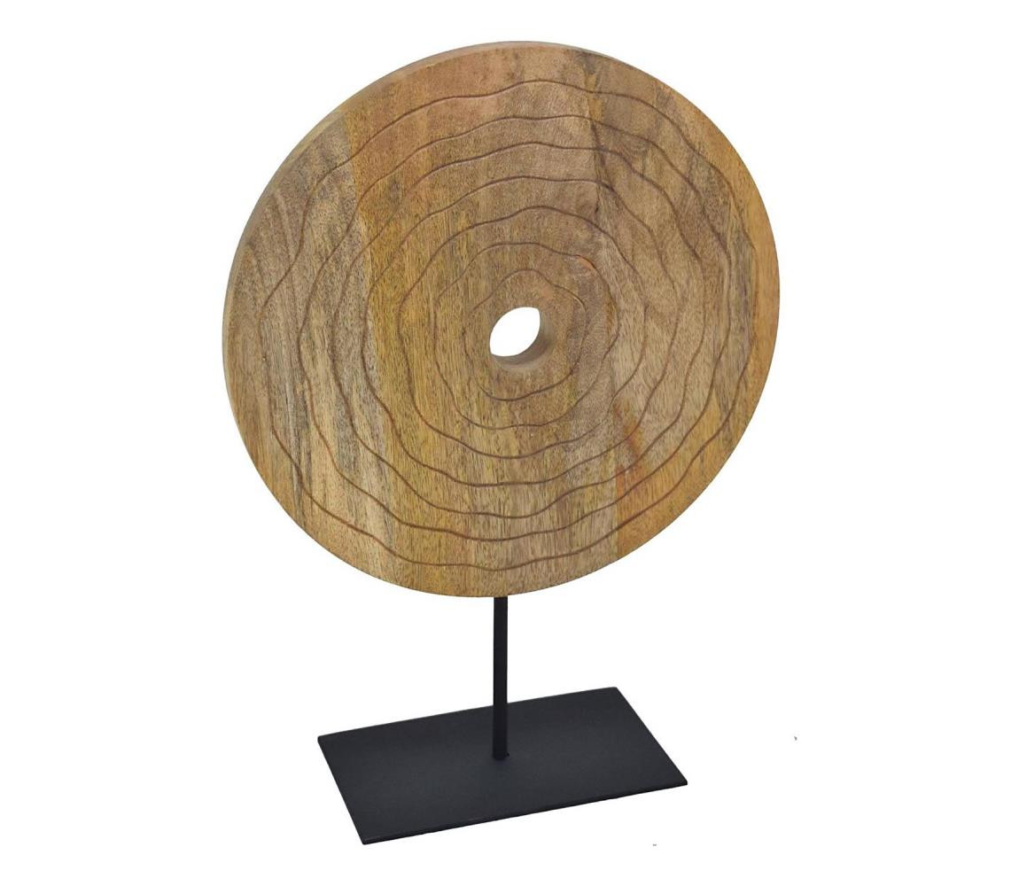 Eglo Eglo 427056 - Dekorace HOKUTA 35,5x26 cm dřevo/kov