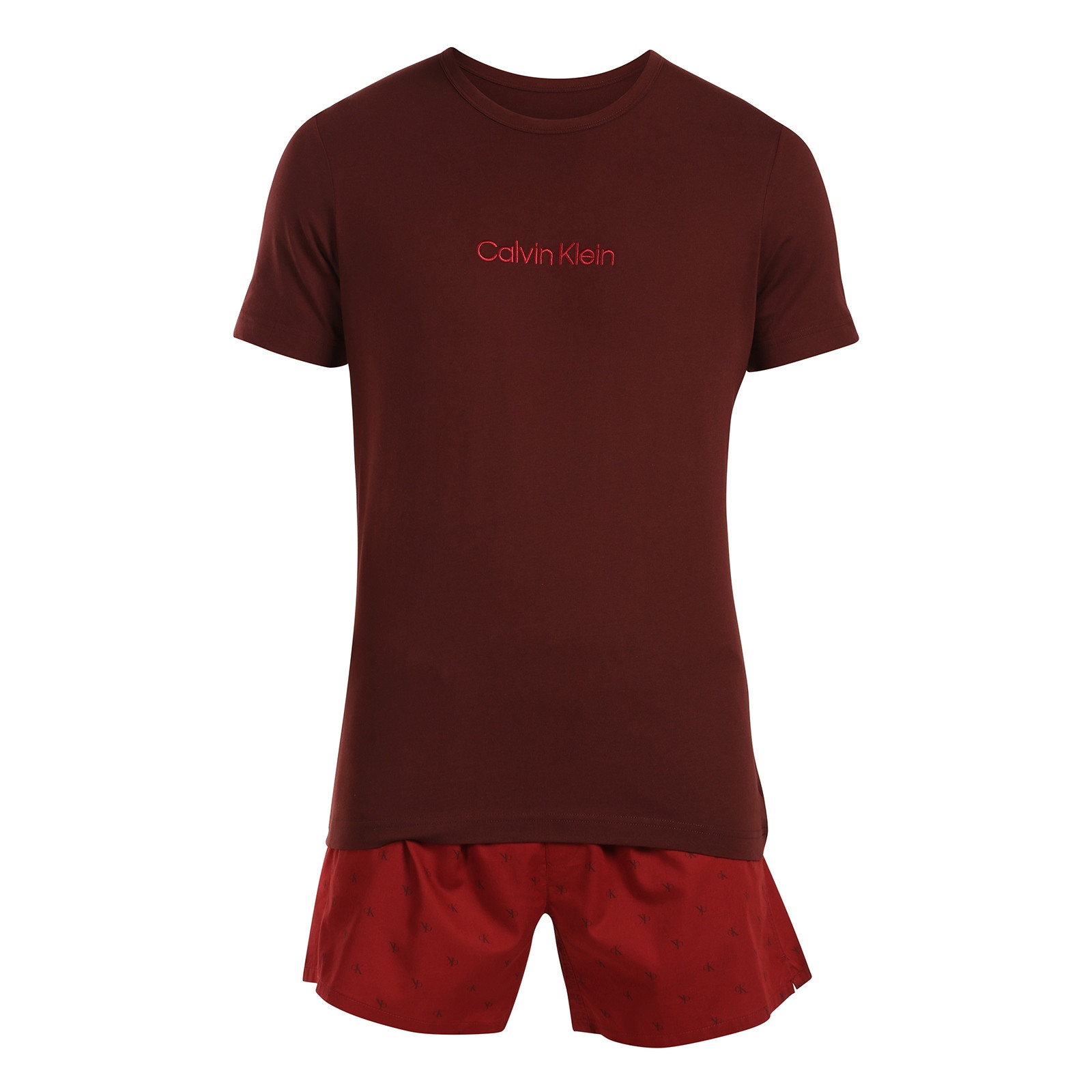 Pánské pyžamo Tommy Hilfiger s papučemi  vícebarevné v dárkovém balení (UM0UM02989 0VB) M