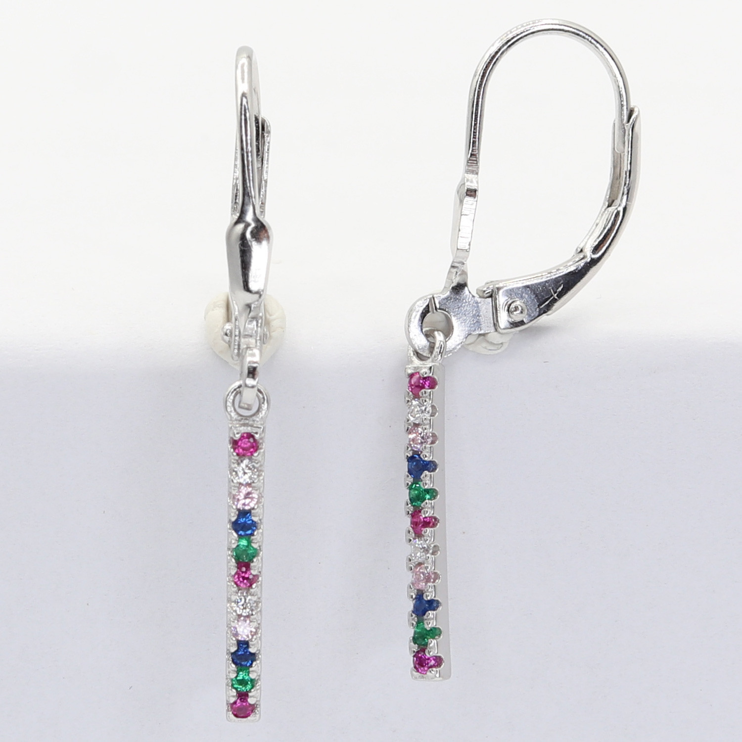 Stříbrné náušnice 111157