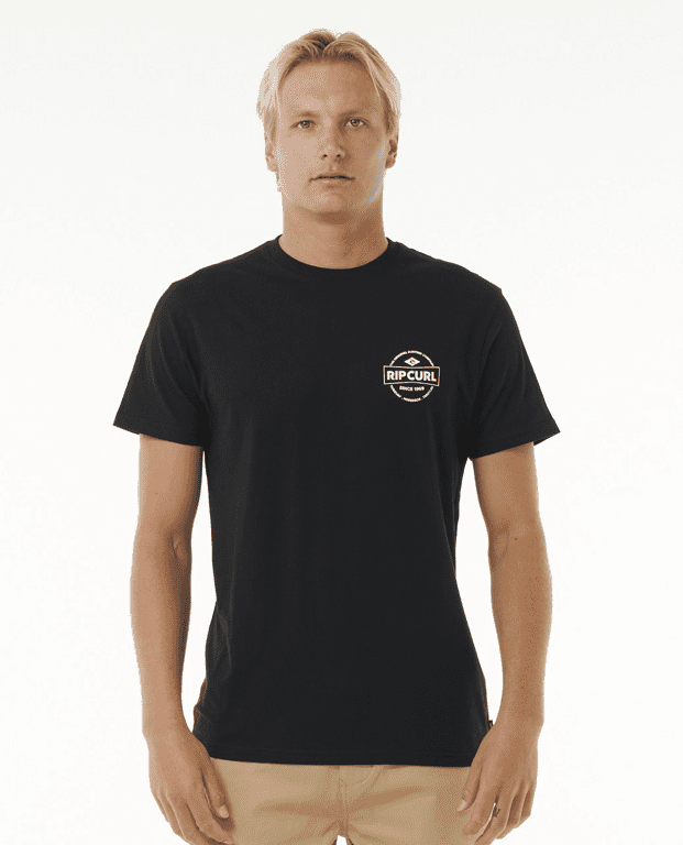 Tričko Rip Curl STAPLE TEE Black