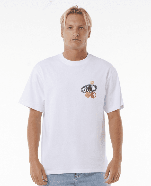 Tričko Rip Curl SUN BUZZED  TEE White