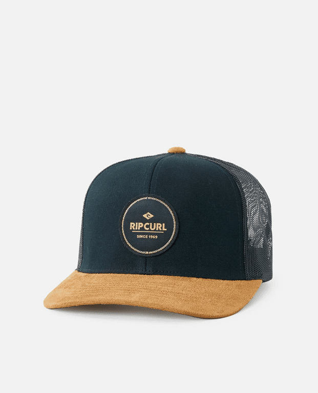 Kšiltovka Rip Curl ROUTINE CURVE TRUCKER Black/Tan