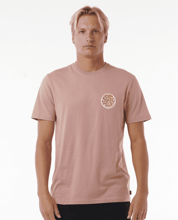 Tričko Rip Curl WETTIE PASSAGE ICON TEE Mushroom