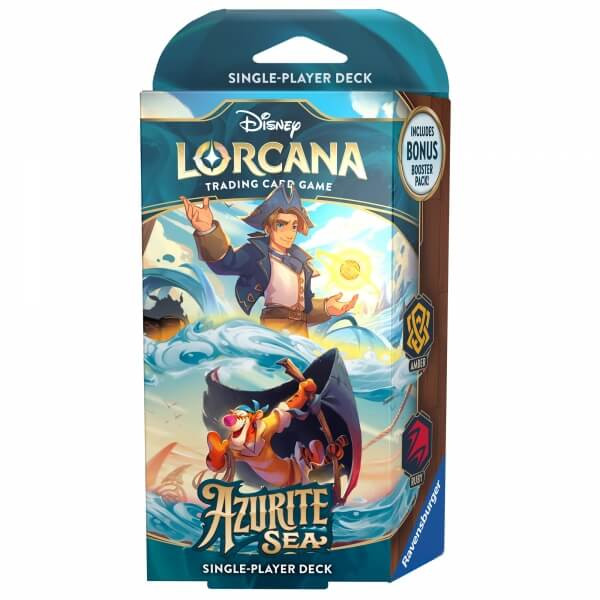 Disney Lorcana TCG: Azurite Sea - Starter Deck - Amber a Ruby