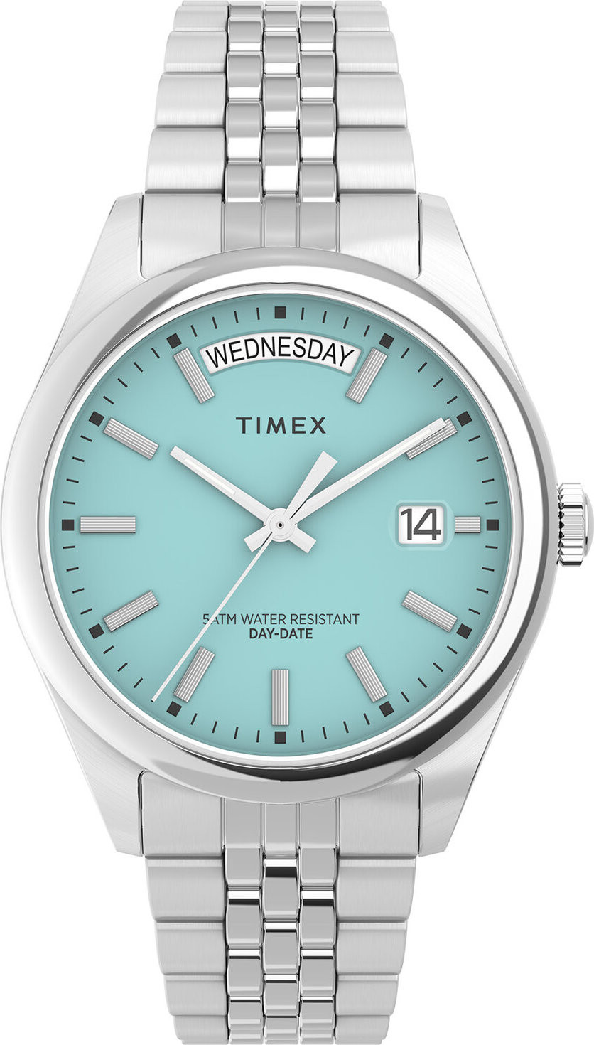 Hodinky Timex Legacy Day and Date Tiffany TW2V68400 Stříbrná