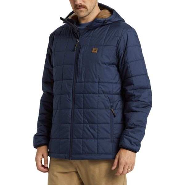 Billabong JOURNEY PUFFER JACKET Pánská zimní bunda, tmavě modrá, velikost