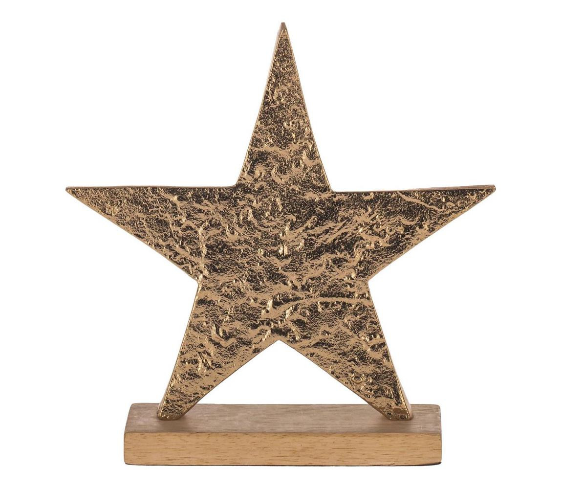 Eglo Eglo 427115 - Vánoční dekorace BALIGUIAN 21x20,5 cm hvězda/zlatá