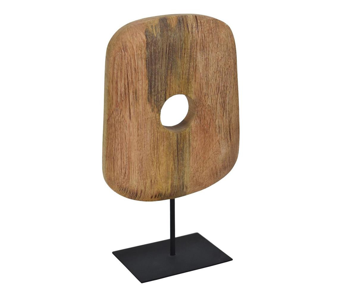 Eglo Eglo 427055 - Dekorace HOKUTA 33,5x25 cm dřevo/kov