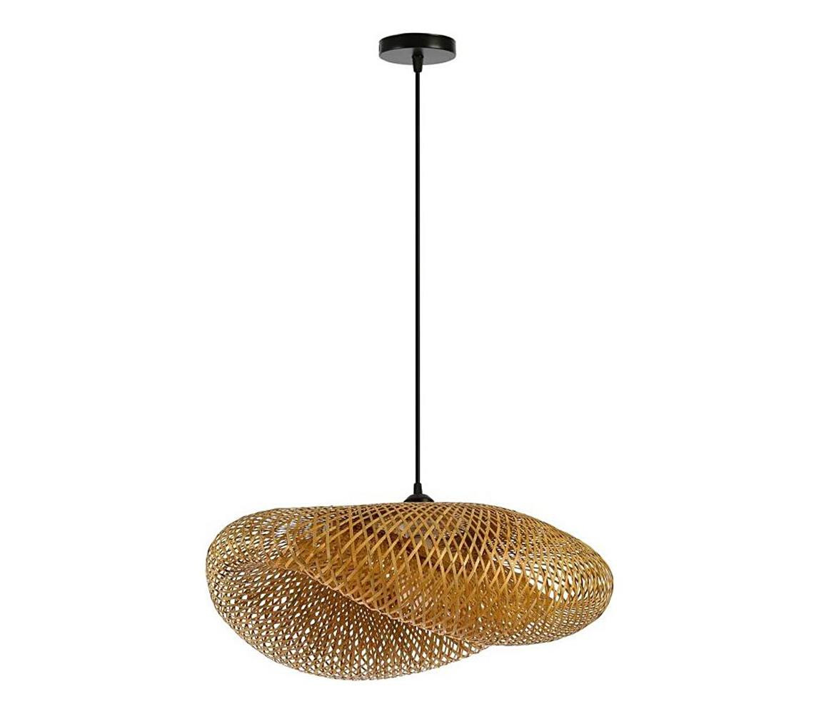 08269L - Lustr na lanku HILO 1xE27/40W/230V pr. 60 cm bambus