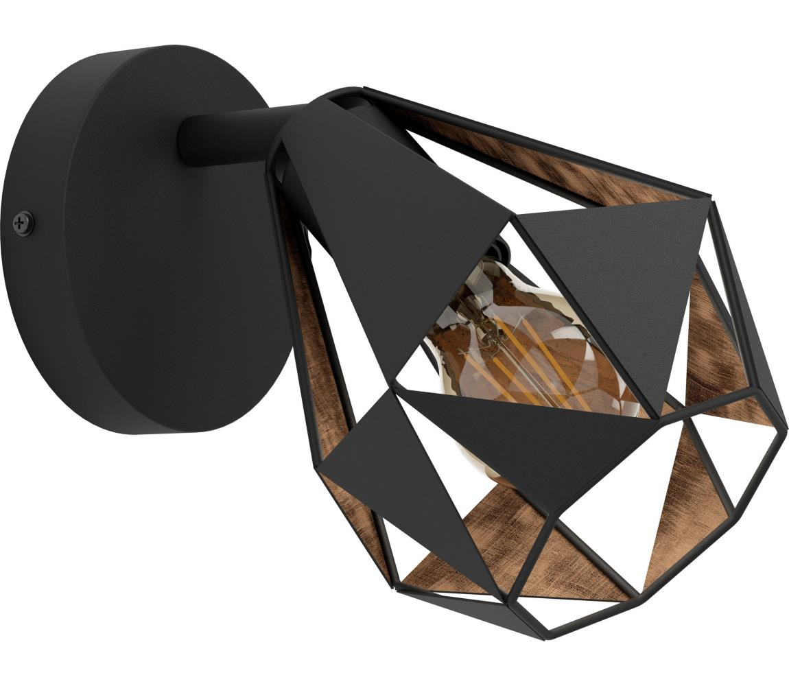 Eglo Eglo 43715 - Nástěnné bodové svítidlo CARLTON 1xE27/40W/230V