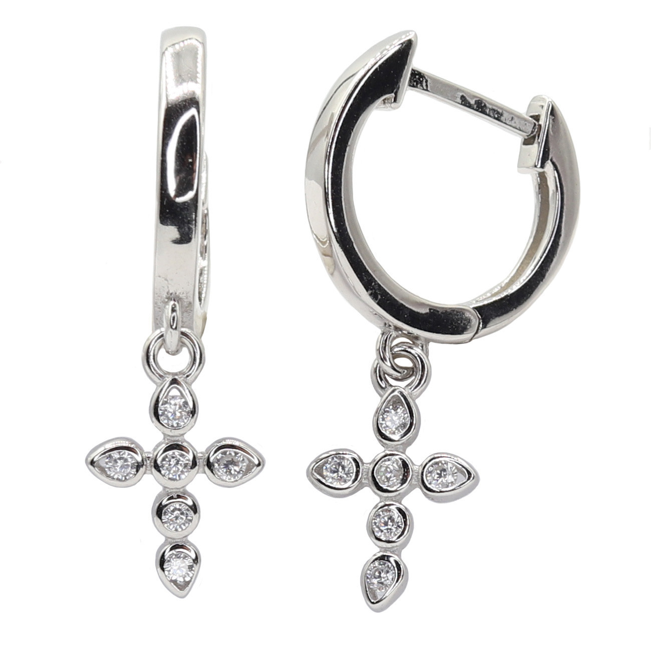 Stříbrné náušnice 111158