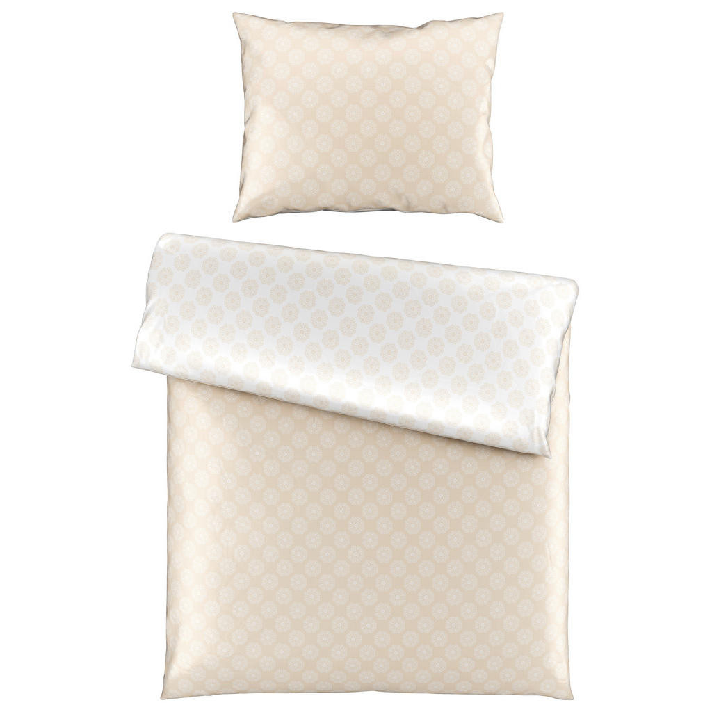 Esposa OBOUSTRANNÉ POVLEČENÍ, satén, béžová, 140/200 cm