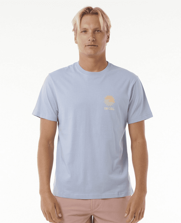 Tričko Rip Curl SWC BREAKER TEE Spray Blue