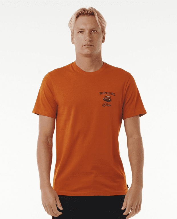 Tričko Rip Curl SEARCH TRIP TEE Orange Amber